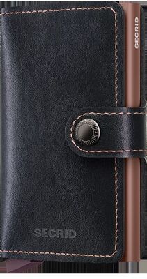 Secrid musta/rosa kasvipohjainen turvalompakko