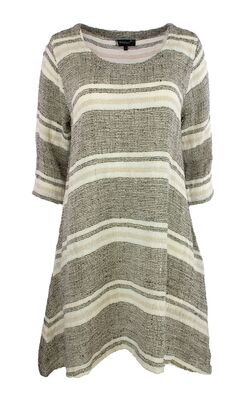 Boheme raidallinen pellavatunika