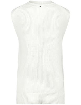 Gerry Weber luonnonvalkoinen neuleliivi