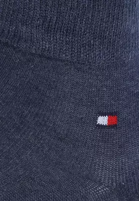 Tommy Hilfigerin siniharmaat matalavartiset puuvillasukat 2kpl/pakkaus