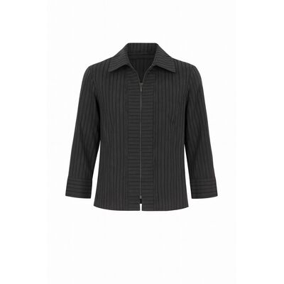 2-Biz musta kauluksellinen paitajakku