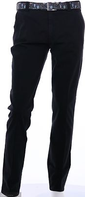 Meyer mustat puuvillahousut