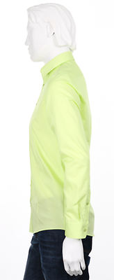 Venti body fit limenvärinen kauluspaita