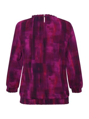 Signature fuksian sävyinen trikoopusero