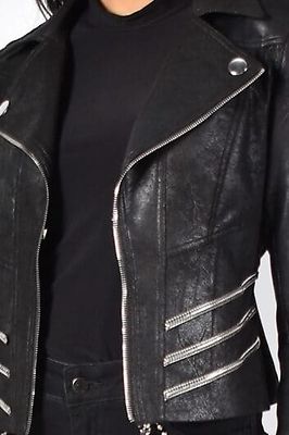 Frank Lyman musta keinonahka jakku