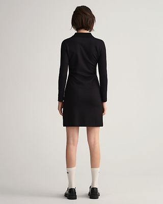 Gant musta college mekko pikee kauluksella