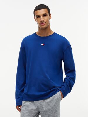 Tommy Hilfiger sininen pitkähihainen T-paita