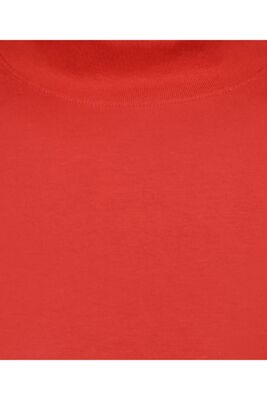 Ragman oranssinpunainen puuvillatrikoo poolopaita