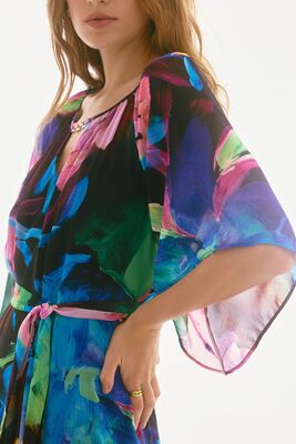 Joseph Ribkoff kuviollinen sifonkimekko vyöllä