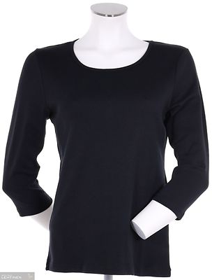 Signaturen musta T-paita puolipitkällä hihalla