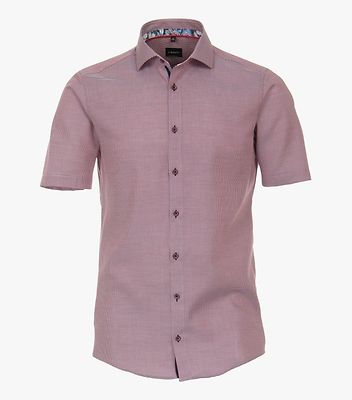 Venti punainen lyhythihainen modern fit mitoituksen paita