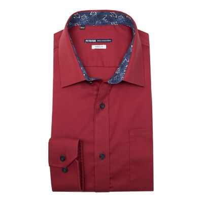 Petrifun punainen Classic fit kauluspaita
