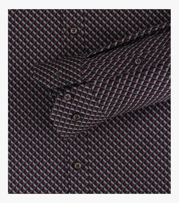 Venti kuviollinen kauluspaita body fit mitoituksella