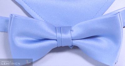 Matex mintun värinen rusetti ja taskuliina