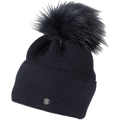 Salon musta merinovilla pipo tupsulla