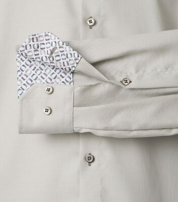 Venti vaaleanvihreä modern fit pitkähihainen kauluspaita