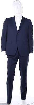 Turon tummansiniset klassiset suorat housut