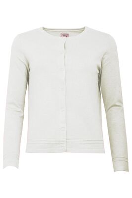 STI luonnonvalkoinen neuletakki