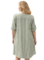 Lea H vihreäraidallinen paitamekko