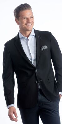 Buzo musta joustava irtotakki