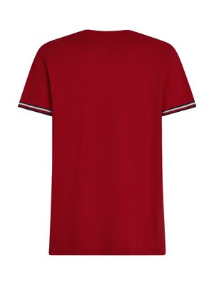 Tommy Hilfiger tummanpunainen T-paita