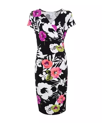 Joseph ribkoff lyhythihainen kukkamekko