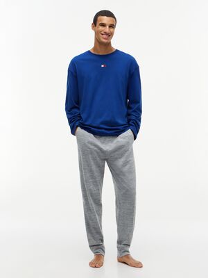 Tommy Hilfiger sininen pitkähihainen T-paita
