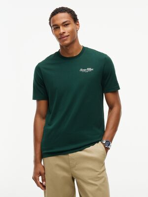 Tommy Hilfiger metsän vihreä regular fit t-paita