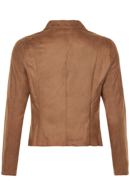 In Front konjakinruskea keinonahka jakku