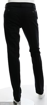 Meyer mustat puuvillahousut