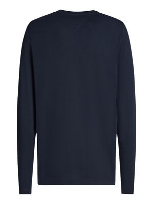 Tommy Hilfiger tummansininen pitkähihainen T-paita