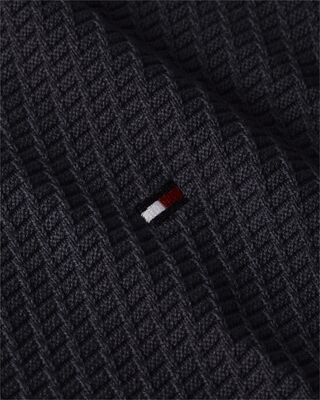 Tommy Hilfiger tummansininen puuvillaneule