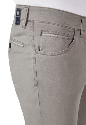 Club of Comfort Marvin beigen sävyiset puuvillahousut