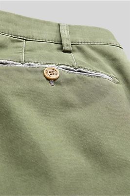 Meyer oliivinvärinen puuvillahousu