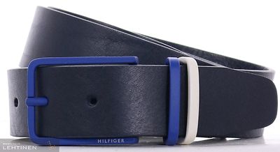 Tommy hilfiger tummansininen nahkavyö