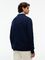 Tommy Hilfiger tummansininen lippulogollinen puuvillaneule