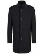 Bugatti musta villakangastakki