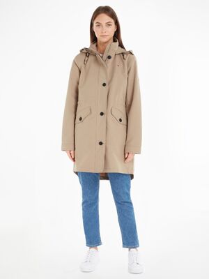 Tommy Hilfiger beigensävyinen parkatakki