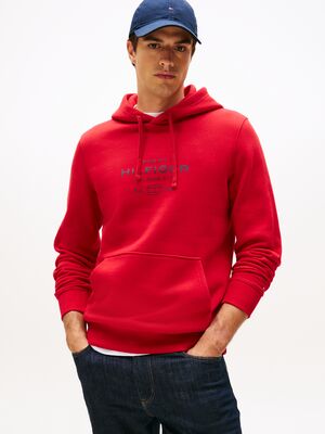 Tommy Hilfiger punainen collegehuppari