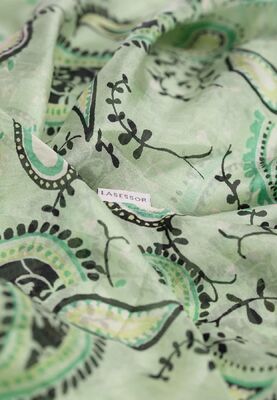 Lasessor vihreä silkki tuubi huivi