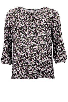 STI kuviollinen trikoopusero puolipitkillä hihoilla