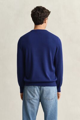 Gant kirkkaan sininen puuvillaneule