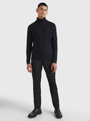 Tommy Hilfiger musta neulepoolo