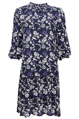 STI kuviollinen sininen viskoosimekko