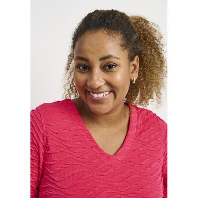 Pont Neuf pinkin sävyinen tunika plus size mitoituksella