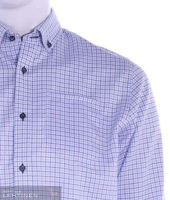 Petrifun siliävyysviimeistelty pitkähihainen ruutupaita normaali B-mitoitus