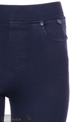 Anna montana jump in mustat slim fit farkut