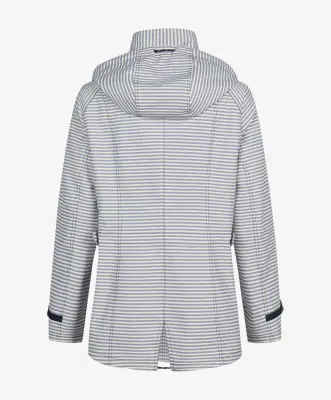 Barbara Lebek raidallinen tekninen kevättakki