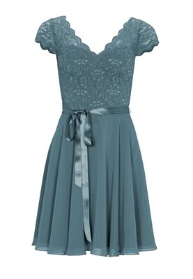 Swing petroolin sävyinen kellohelma mekko