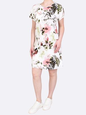 Lea H kukkakuosinen t-paitamekko